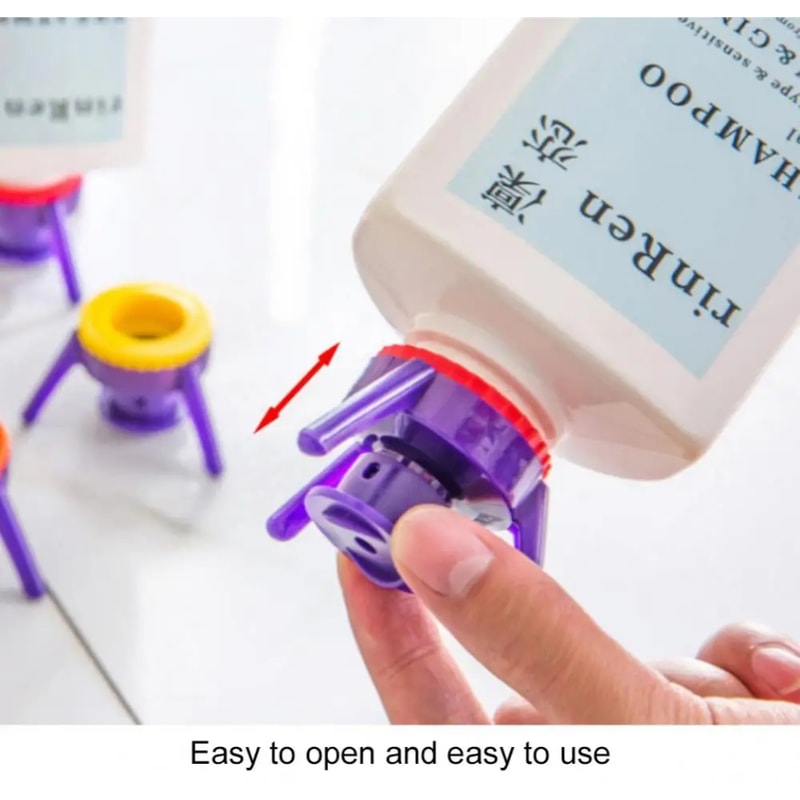 Leak Proof Inverted Bottle Stand Kit Easy Pour Liquid Dispenser