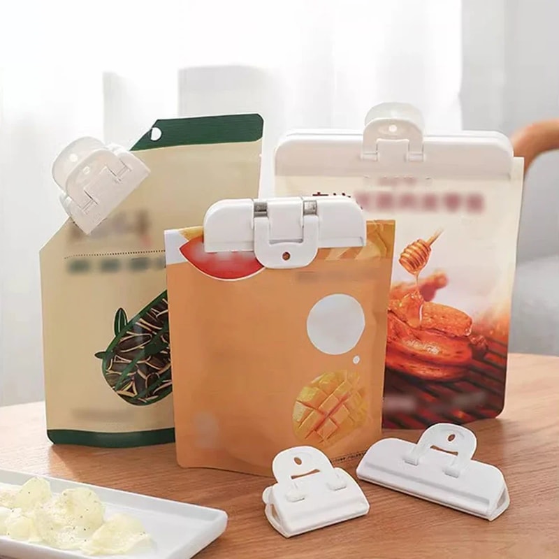 Snack Bag Sealer Kitchen Food Bag Clips & Moisture Proof Tea Bag Clip