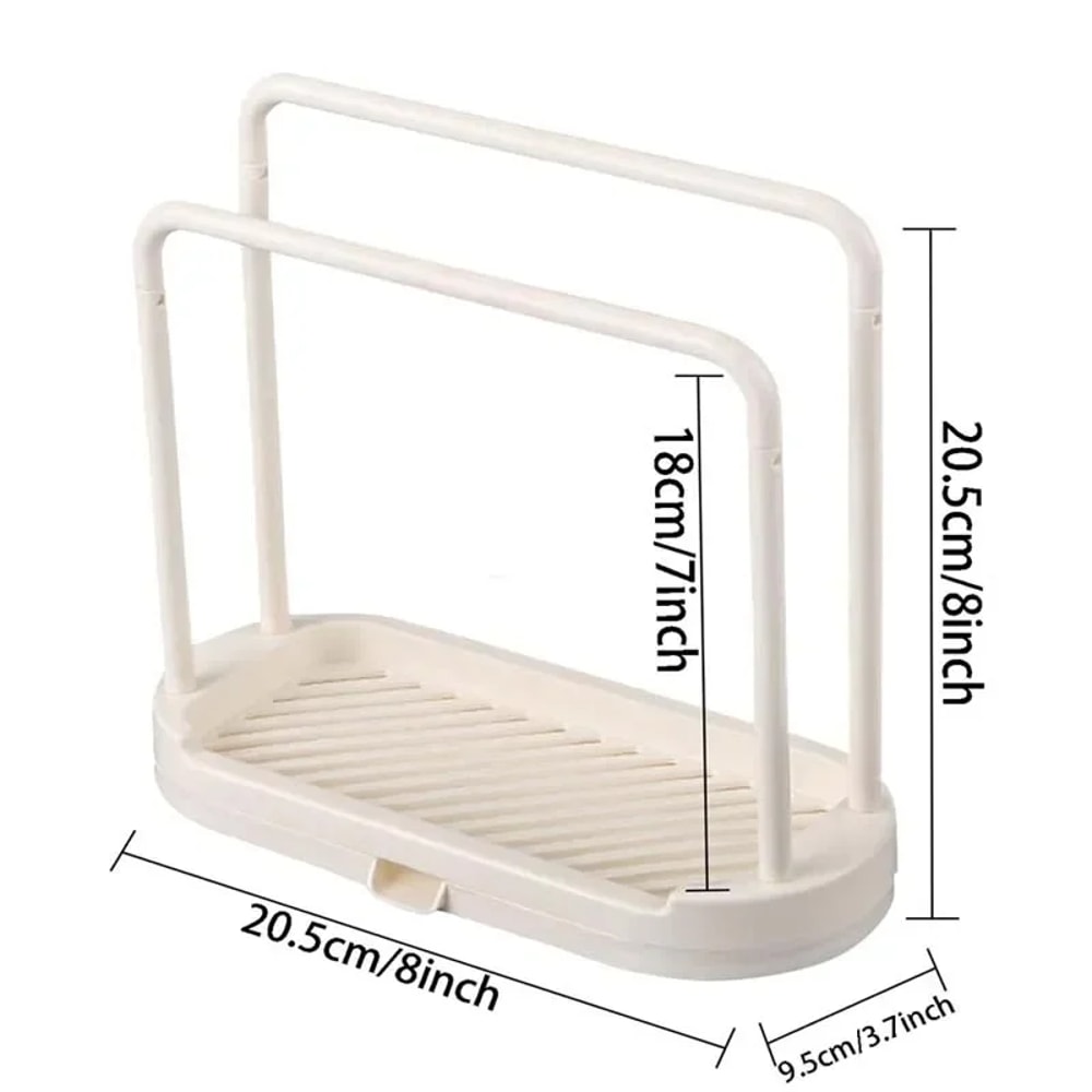 Detachable Kitchen Dishcloth Holder Sponge Rack For Sink Organization 5