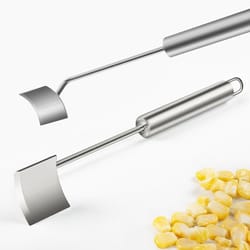 ergonomic stainless steel corn cob peeler quick & easy corn stripper for perfect kernels