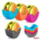 Retractable Hamburger Holders Set Washable Silicone Burger Clip & Sandwich Rack