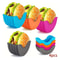 Retractable Hamburger Holders Set Washable Silicone Burger Clip & Sandwich Rack