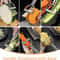 Multi Functional Stainless Steel Double Sided Vegetable Peeler Grater 4
