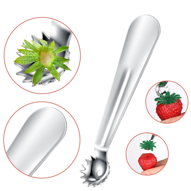 Tomato & Strawberry Corer Remover Tool Easy Fruit Stem Remover