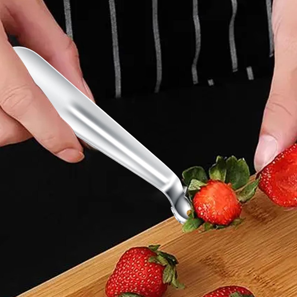 Tomato & Strawberry Corer Remover Tool Easy Fruit Stem Remover
