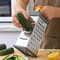 Premium Stainless Steel Box Grater Multifunctional Vegetable Cheese Slicer 1