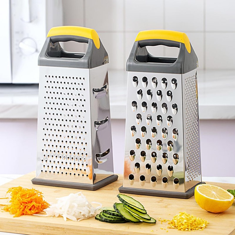 Premium Stainless Steel Box Grater Multifunctional Vegetable Cheese Slicer 2