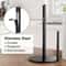 Premium Stainless Steel Paper Towel Holder Sleek Countertop Roll Organizer 3