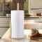 Premium Stainless Steel Paper Towel Holder Sleek Countertop Roll Organizer 4