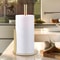 Premium Stainless Steel Paper Towel Holder Sleek Countertop Roll Organizer 4