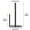 Premium Stainless Steel Paper Towel Holder Sleek Countertop Roll Organizer 5