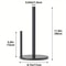 Premium Stainless Steel Paper Towel Holder Sleek Countertop Roll Organizer 5