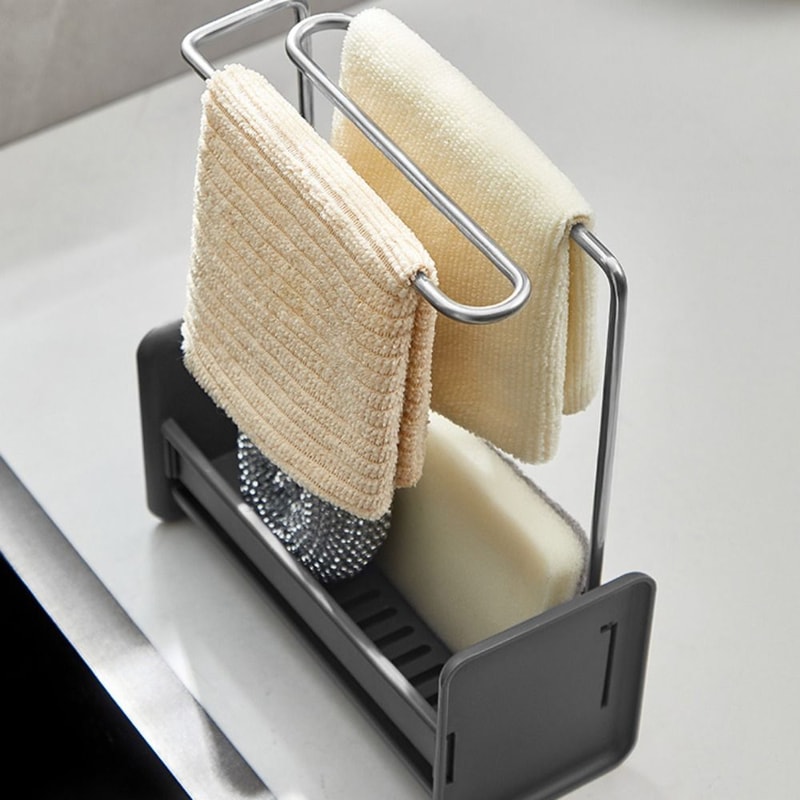 Premium Kitchen Sink Drain Rack Sink Organizer Shelf 3