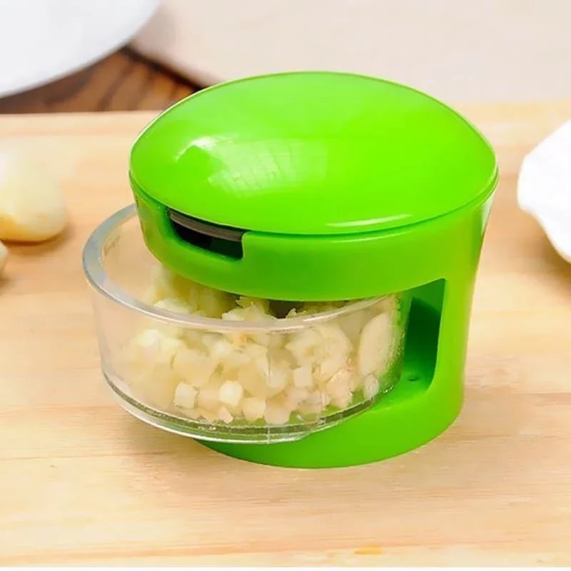 Premium Stainless Steel Garlic Press Easy Manual Garlic Masher For Kitchen 2