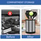 Rotating Stainless Steel Utensil Holder & Cutlery Organizer