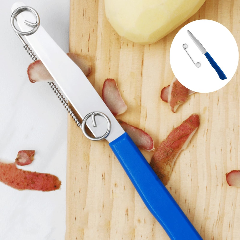 Premium Stainless Steel Vegetable Peeler Julienne Knife Quick Slicing Fruit Veggie Tool 0