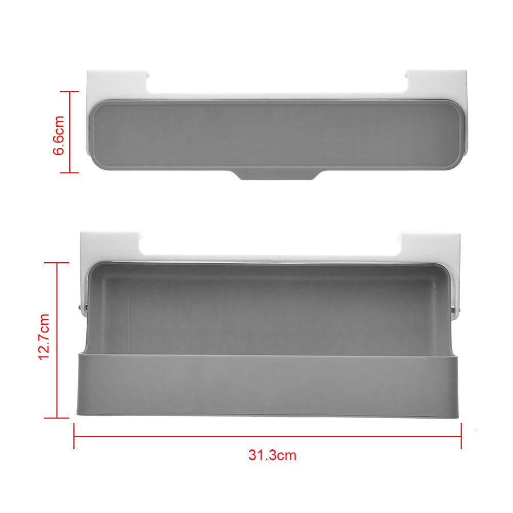 Hidden Under Drawer Spice Rack Organizer Space Saving Kitchen Storage