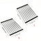 Premium Foldable Kitchen Sink Drain Rack Stainless Steel Sink Organizer Retractable Dish Basket 1