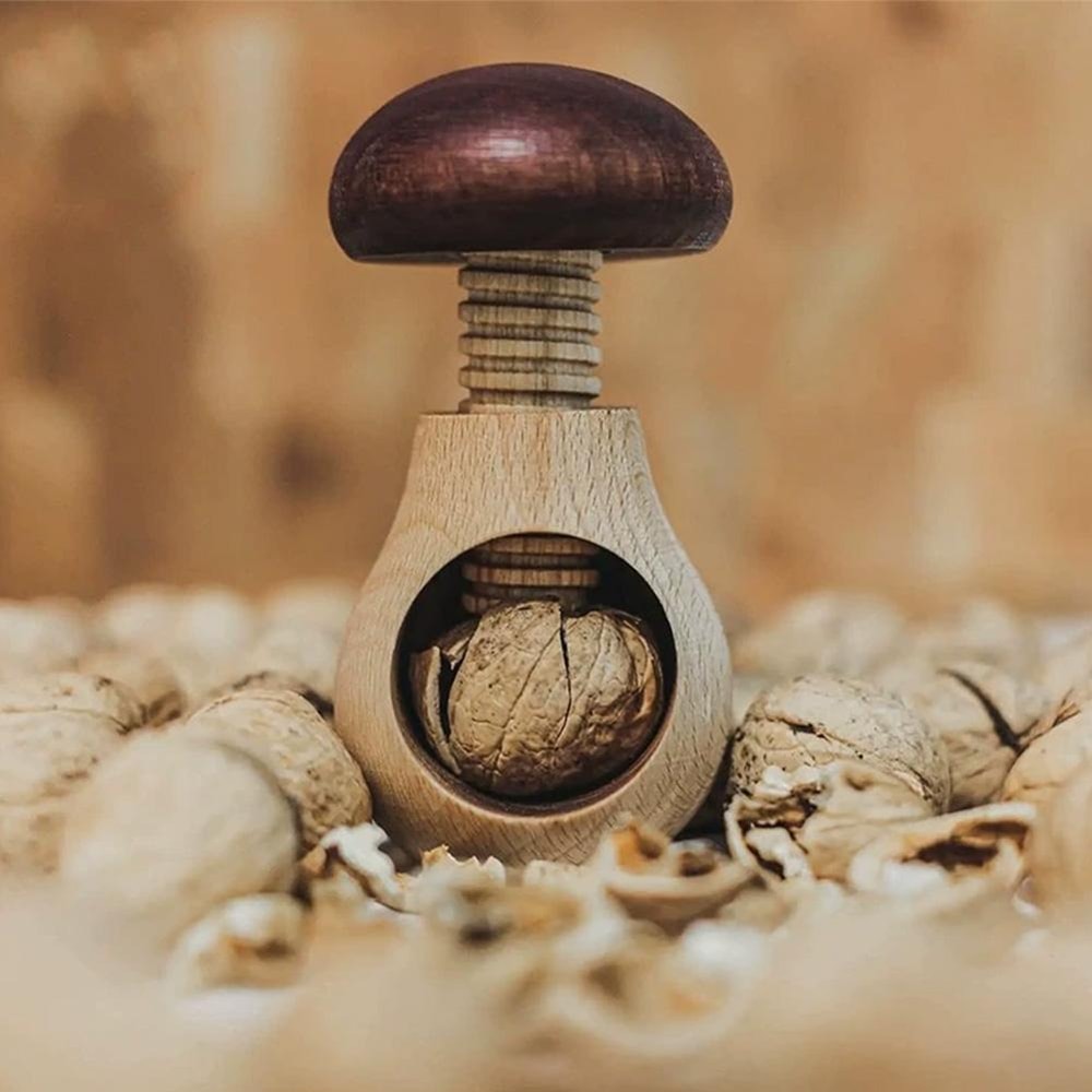 Mushroom Nutcracker Adjustable Walnut & Nut Cracker Tool