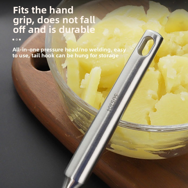 Heavy Duty Mini Avocado Potato Masher Stainless Steel Kitchen Tool 5