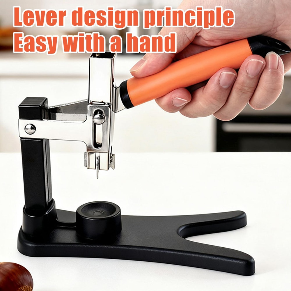 Premium Chestnut Cutter Nutcracker With Non Slip Handle For Easy Shelling 2