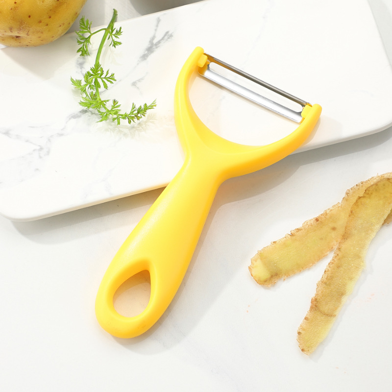 Stainless Steel Vegetable Peeler Fruit Peeler With Thickened Handle 0