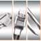 Professional Stainless Steel Garlic Press Easy Garlic Mincer & Peeler
