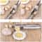 Professional Stainless Steel Garlic Press Easy Garlic Mincer & Peeler