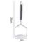 Premium Stainless Steel Potato Vegetable Masher Easy Garlic Fruit Crusher 4