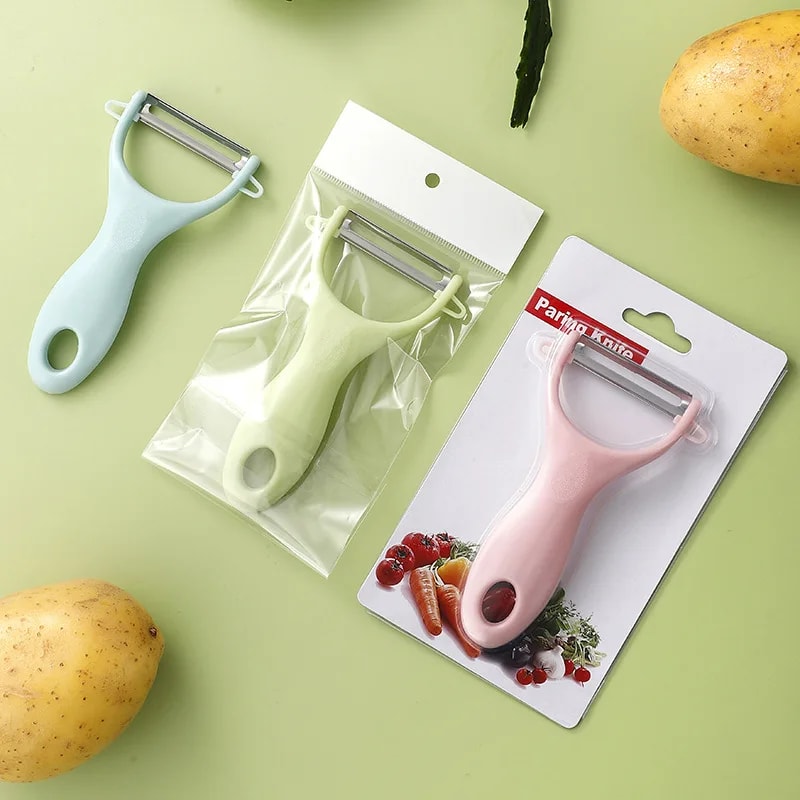 Ergonomic Stainless Steel Fruit Potato Peeler Essential Kitchen Gadgets 2