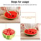 Premium Stainless Fruit Carving Tool & Melon Baller Scoop Set