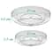 Premium Lazy Susan Organizer Set Fridge Turntable Organizer for Cabinet, Countertop & Kitchen Space Saver