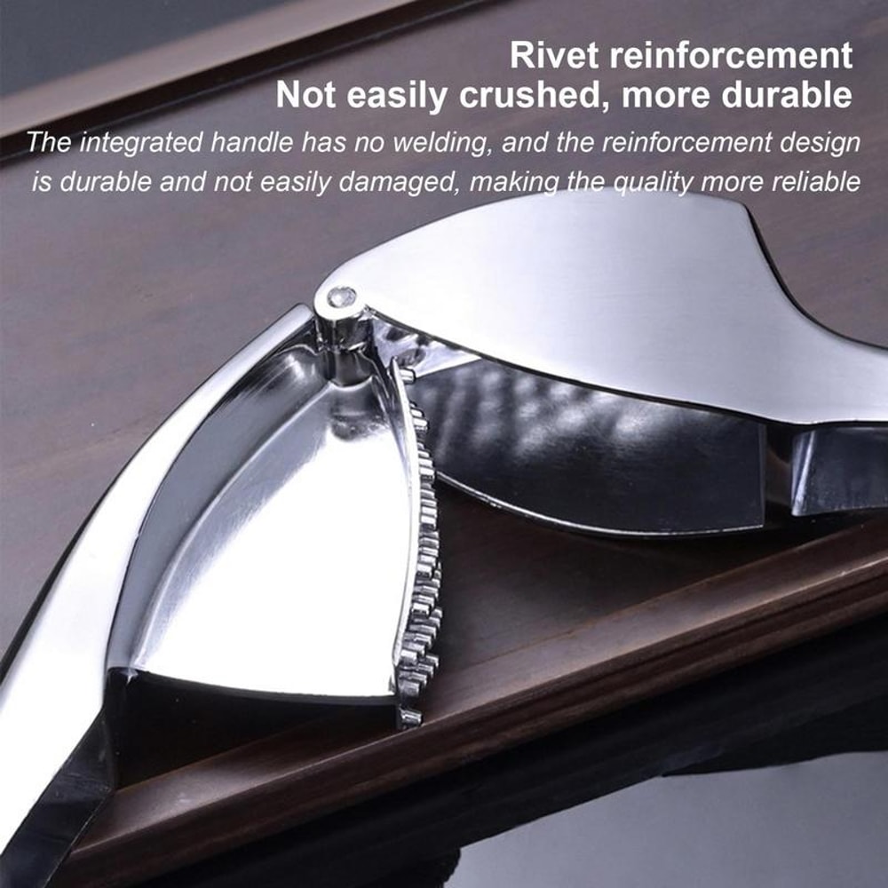 Premium Garlic Press Mincer & Ginger Crusher Heavy Duty Handheld Garlic Press for Kitchen Cooking