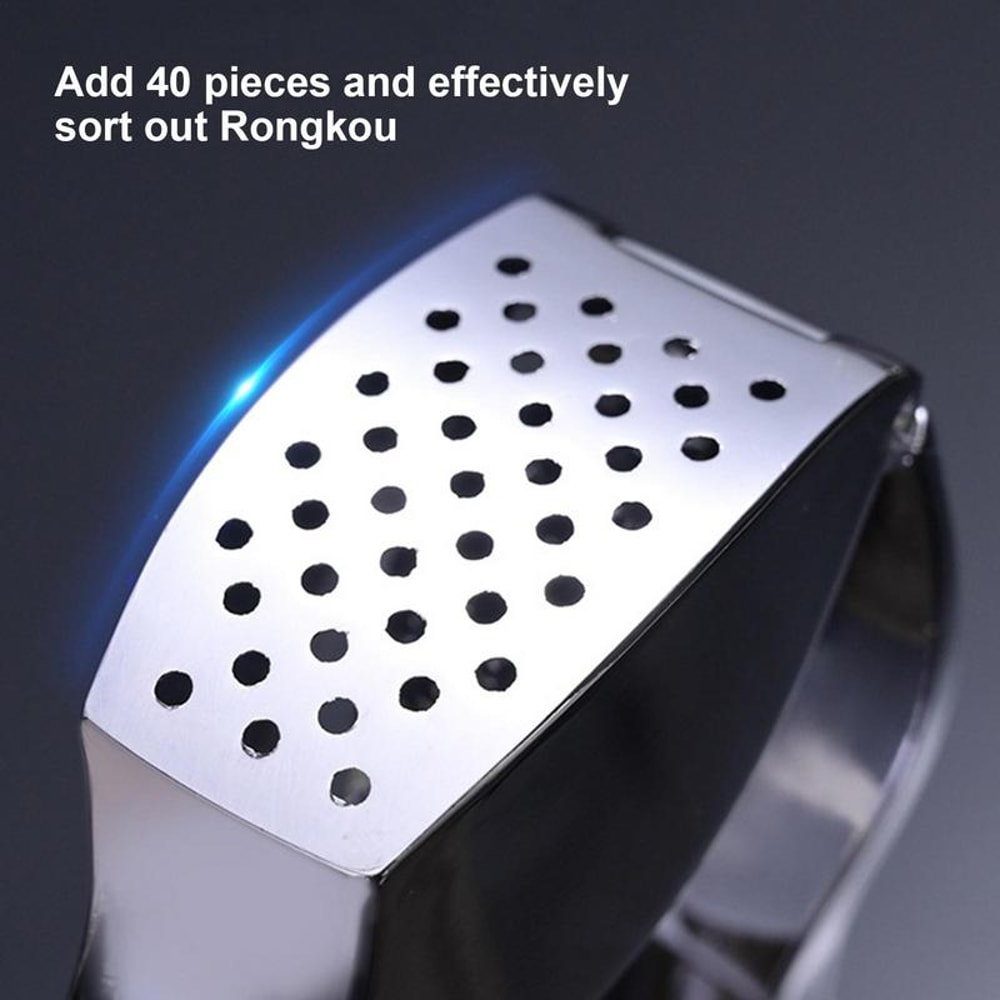 Premium Garlic Press Mincer & Ginger Crusher Heavy Duty Handheld Garlic Press for Kitchen Cooking