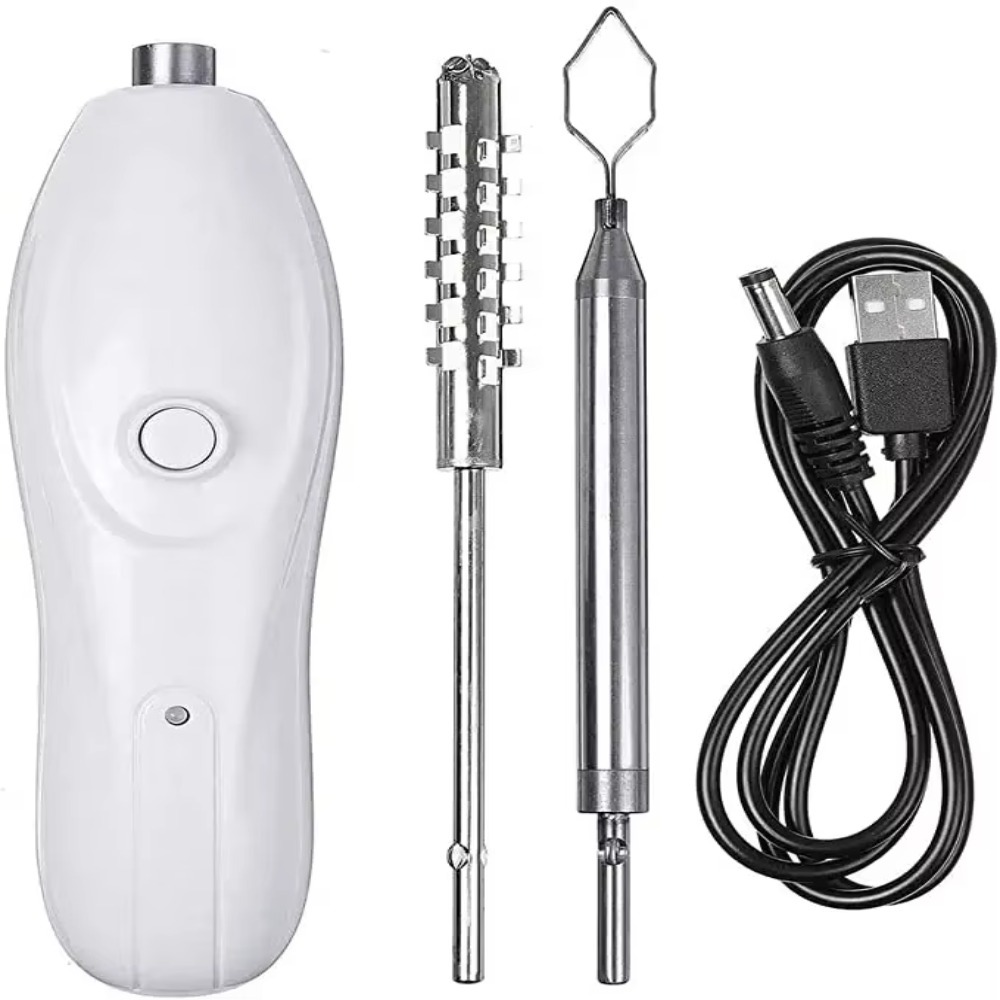 Electric Fruit & Vegetable Corer with Replaceable Stainless Steel Head