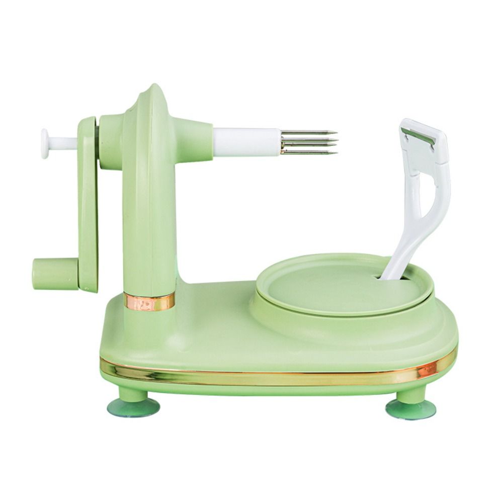 Rotating Hand Crank Fruit Peeler Durable manual fruit peeler with Suction Cup for Effortless Peeling