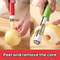 Premium Fruit Peeler Core Remover Stainless Steel Anti Slip 5