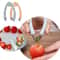 Premium Pineapple & Strawberry Corer Set Stainless Steel Fruit Huller & Peeler