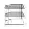 Premium Kitchen Corner Shelf Countertop Organizer Rack 4