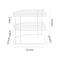 Premium Kitchen Corner Shelf Countertop Organizer Rack 5