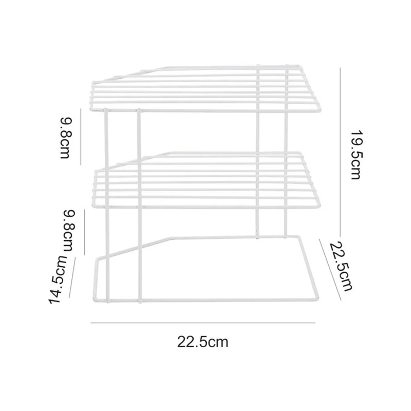 Premium Kitchen Corner Shelf Countertop Organizer Rack 5
