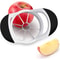 Professional Apple Slicer & Corer with Stainless Steel Blades and Rubber Grip