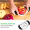 Professional Apple Slicer & Corer with Stainless Steel Blades and Rubber Grip