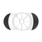 Professional Apple Slicer & Corer with Stainless Steel Blades and Rubber Grip