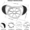 Professional Apple Slicer & Corer with Stainless Steel Blades and Rubber Grip