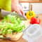 Multifunctional Grater Peeler with Finger Guard Safety Hand Protector for Kitchen Prep