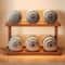 Premium Wooden Spice Rack Organizer & Countertop Storage Shelf Elegant Kitchen Organizer with Handles