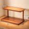 Premium Wooden Spice Rack Organizer & Countertop Storage Shelf Elegant Kitchen Organizer with Handles