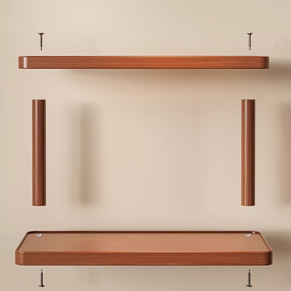 Premium Wooden Spice Rack Organizer & Countertop Storage Shelf Elegant Kitchen Organizer with Handles