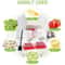 Professional Strawberry Fruit Slicer With Container Soft Food Chopper 4